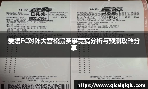 爱媛FC对阵大宫松鼠赛事竞猜分析与预测攻略分享